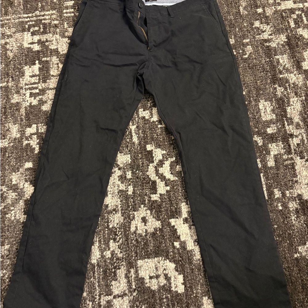 J. Crew Men's Black Chinos